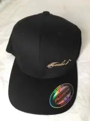 Toobs Bodyboards Hat Size S/M Small Medium Black Flexfit Bodyboarding Cap NWT