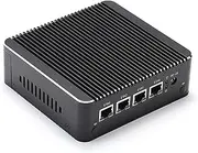 Firewall Hardware, OPNsense, Untangle, VPN, Network Appliance, Router PC, Intel Pentium Silver N5000, HUNSN RS34f, AES-NI, 4 x Intel LAN, VGA, HDMI, Fanless, 8G RAM, 256G SSD