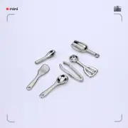 1SET Cookware 1/12 Scale Dollhouse Miniature Tableware Kitchen Accessories Tools