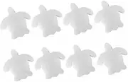 16Pcs High Efficiency Pool Filter Sponge Cute Tortoise Shape Oil Absorbing Cotton Sponges for Swimming Pools Hot Tubs Spas White