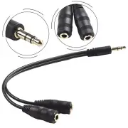 Audio Spliter Adapter Cable 20cm 3.5mm Headphone Audio Y Spliter Cable Adapter