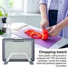 Frosted Surface Cutting Board Grind Area 3-piece Non-slip Chopping Set