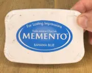 MEMENTO Stamp Pad BAHAMA BLUE + Free Gift
