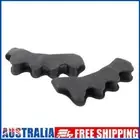 # 2x Toe Separator Hallux Valgus Corrector Hammer Straightener (Adult Black)
