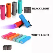 EverBrite Black/White Light 9-LED Mini Flashlight 6-Packs Compact Handheld Torch