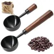 2 PCS Coffee Scoop Vintage Coffee Measuring Spoon Retro Stainless Steel Coffe...