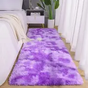 Soft Rainbow Area Rugs for Girls Room 2x6 Feet, Fluffy Girls Bedroom Rugs,