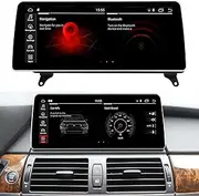 12.3inch Android13 Screen Upgrade Display Multimedia Player CarPlay GPS Navigation for BMW X5 X6 E70 E71 2007-2009 CCC