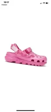 Crocs X Posty Post Malone Electric Pink Size 11 Brand New Rare Collaboration