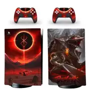 Berserk PS5 Disc Vinyl Skin Sticker for Playstation 5 Console & 2 Controllers