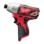 NEW MILWAUKEE IMPACT DRIVER 1/4" HEX 12V M12BID-0 BARE TOOL -