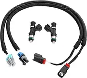 BIGREAT 1204318 1204319 2PCS Fuel Injector with Pigtail Harness Compatible with 2010-2014 Polaris Ranger 800/Crew 800, Compatible with 2012-2013 Polaris Ranger XP 800/RZR 800