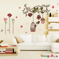 在飛比找蝦皮商城優惠-【橘果設計】鳥籠 壁貼 牆貼 壁紙 DIY組合裝飾佈置