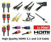 Premium HDMI Cable V2.0 4K / HDMI V2.1 8K High Speed Audio 3D ARC HEC 0.5m ~20m