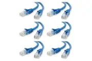 6PK Sansai 15m CAT5e Networking Patch Cable Ethernet Internet for PC MAC Router