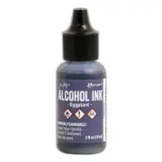 Ranger, Tim Holtz, Alcohol Ink, Eggplant Alcohol Ink, .5 fl oz, Purple Ink