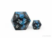 Level Up Dice - 35mm Knightwing Metal Mania Aluminium D20