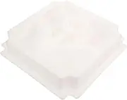 Yardwe Molds for Concrete Patio Paving Mold Concrete Forms and Molds Concrete Mold Geometry Pavement Mold Stepping Stone Molds Concrete Paver Molds Plastic Flower Board Edge Banding White