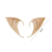 Halloween Elf Ears Latex Simulation Ears Props Fairy Angel Cosplay Mask Hallowee