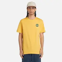 在飛比找ETMall東森購物網優惠-Timberland 男款亮黃色背部插畫短袖T恤|A431U