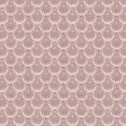Dolls House Miniature Pale Red Clam Shell Wallpaper