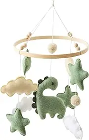 Animals Characters Crib Mobile - Cot Mobile for Babies | Cute Animal dinno Cot Mobiles | Baby Nursery Decor | Baby Mobile Dinosaur for Cot | Nursery Safe Green Dinosaur Theme Crib Mobile