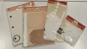 Prima Resist Canvas Mixed Media Album Covers Pages Embellishments Junk Journal