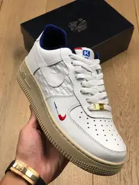 在飛比找Yahoo!奇摩拍賣優惠-NIKE AIR FORCE 1 LOW / KITH 米白