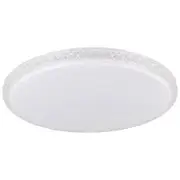 Eglo Delilah 36W Tri-Colour LED Crystal Effect Oyster Ceiling Light