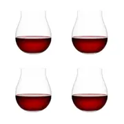 Plumm Set of 4 Stemless Red B+ Wine Glasses 670ml