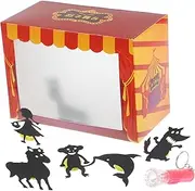 Kisangel 1 Set Shadow Puppet Teaching Handmade Craft Traditional Shadow Kids Shadow Plaything DIY Shadow Puppets The Marionettes DIY Toy Plastic