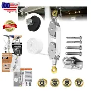 Rust-Proof Pulley Block & Tackling System - 4400 LB Capacity, Lightweight Design