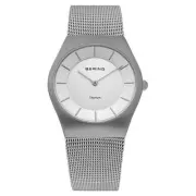 Bering Unisex Watch Wrist Watch Titan Slim Classic - 11935-000 Meshband