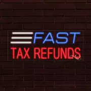 BRAND NEW "FAST TAX REFUNDS" 30x12x1 INCH LED FLEX WINDOW/WALL INDOOR SIGN 30546