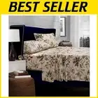 Floral Multicolor King Size Bed Sheet Set - Extra Deep Pockets for Comfort