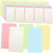 VILLFUL Binder Paper Refills Loose Leaf Notebook Core 6 Hole Planner Refill Paper Notebook Inserts Binder Inserts