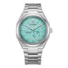 Citizen NJ0180-80M Automatic Green Dail Sapphire Titanium Stainless Steel Watch