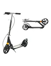 [Monvelo] Commuter Foldable Push Kick Disc Brake Scooter in Black