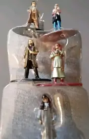 Nano Metalfigs HARRY POTTER 5 Set Figures Jada Luna Sirius Myrtle Die Cast Metal