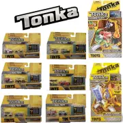 TONKA TINY BUILT TO LAST BLAST AND DASH QUARRY CAR CRUSH ESCAPE PLAYSET VEHICLES