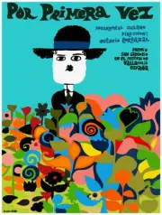 11x14"Decoration CANVAS.Interior room design art.Chaplin in flower garden.6608