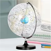 Globe Classic Retro Large Illuminated - 32cm Educational World Globe for Home, School & Family Decor(A)