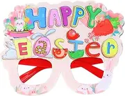 Easter Day Photo Booth Props | Funny Glasses Easter Photography Props | Cartoon Easter Glasses Frame Props for Festivals, Easter, Birthdays