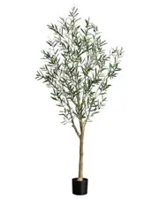 Nearly Natural 7ft Artificial Greco Olive Tree