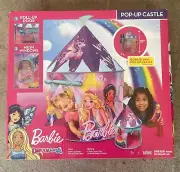 Barbie DreamTopia POP-UP Castle Tent 53"×39" & Mini Pop Up Castle 15"×9.75" NEW