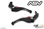 ASV Honda Monkey Z125 2019 F3 Short Black Brake and Clutch Levers