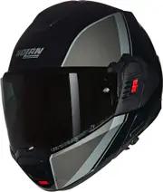 Nolan N120-1 Verniciatura Speciale N-Com Helmet, black-grey-silver, Size S for Men Black Grey Silver