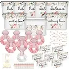 63 Pcs Bridesmaid Proposal Gift Sets Maid of Honor Matron of Honor Bride Gift...