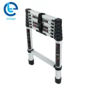 6.6 / 8.5FT Extension Ladder Telescoping Ladders Multi-Purpose Folding Aluminum