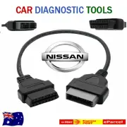 14 PIN OBD to OBD2 16 PIN CAR CODE READER DIAGNOSTIC ADAPTER CABLE For NISSAN..